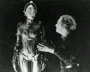 Rotwang with his invention, which in the original script was called futura