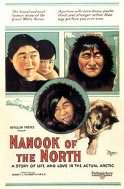 Nanook of the North movie poster.