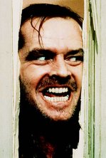 Jack Nicholson in an iconic scene from The Shining.